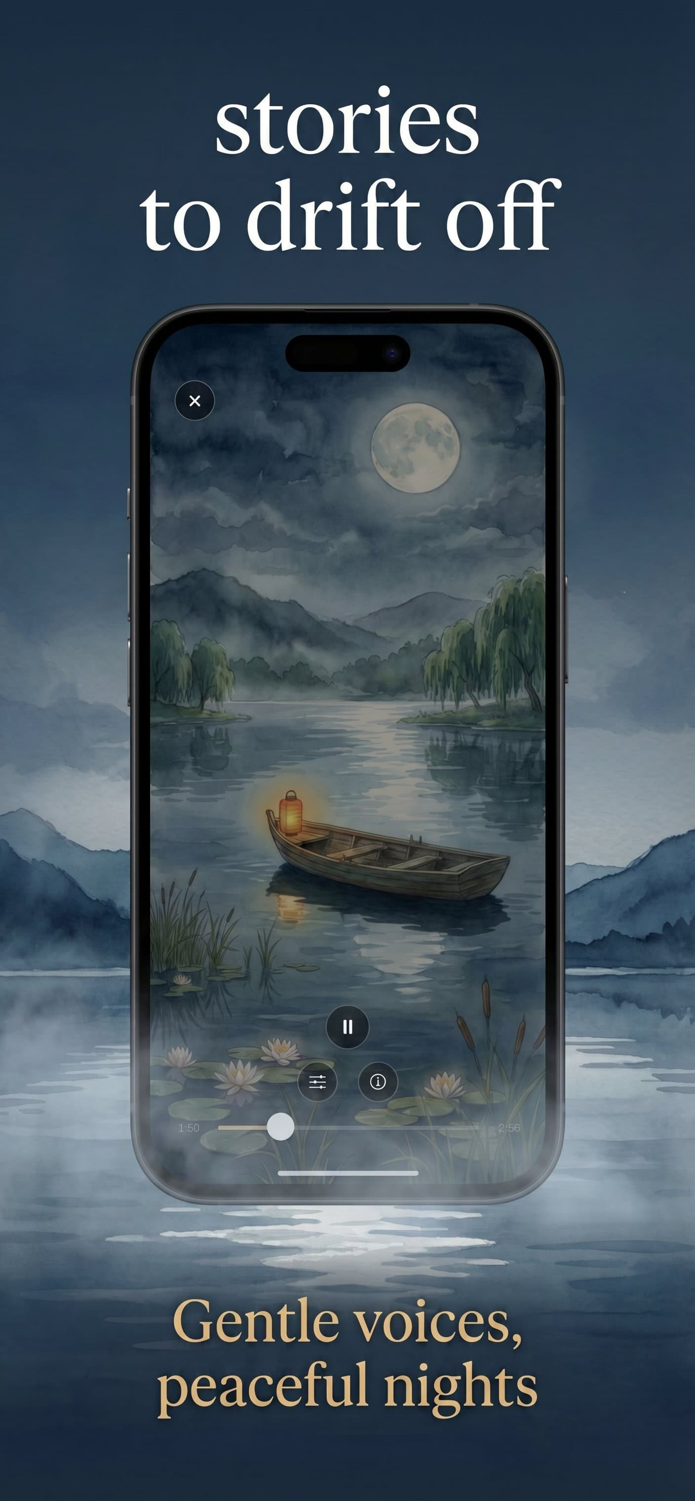 Sleep story by the lake